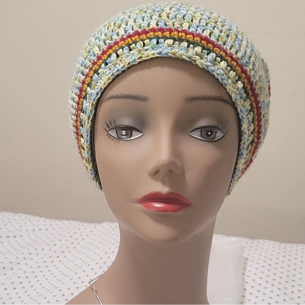 Handmade 100% Cotton Rasta Tam - Picture 3 of 5